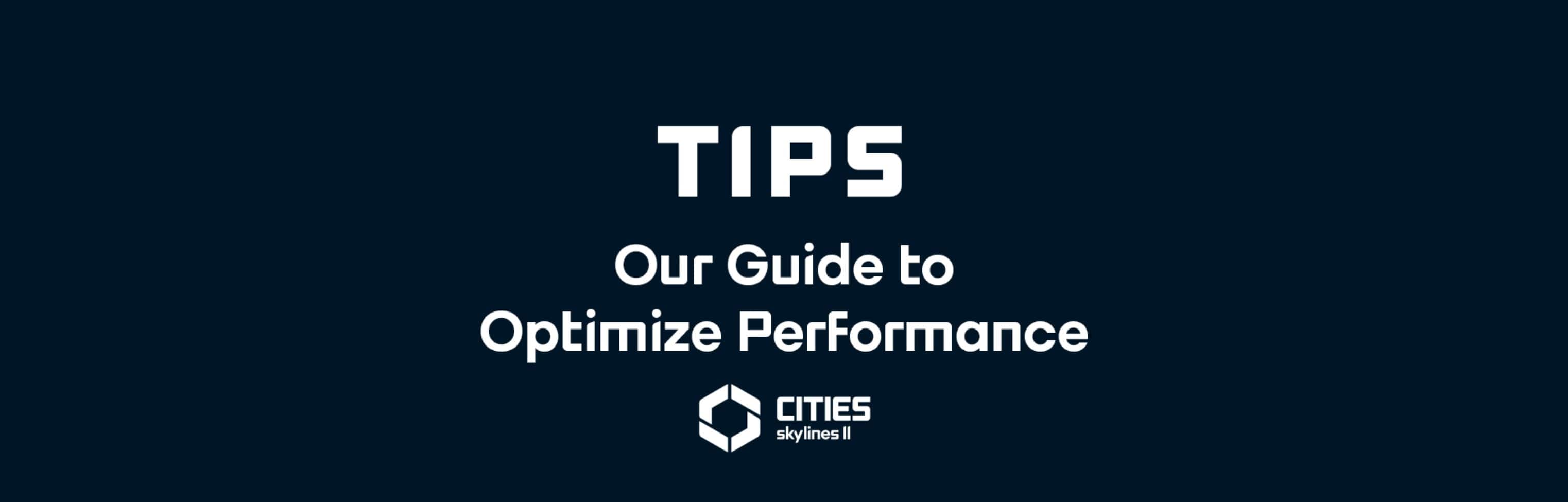 Updates on Modding and Performance for Cities: Skylines II